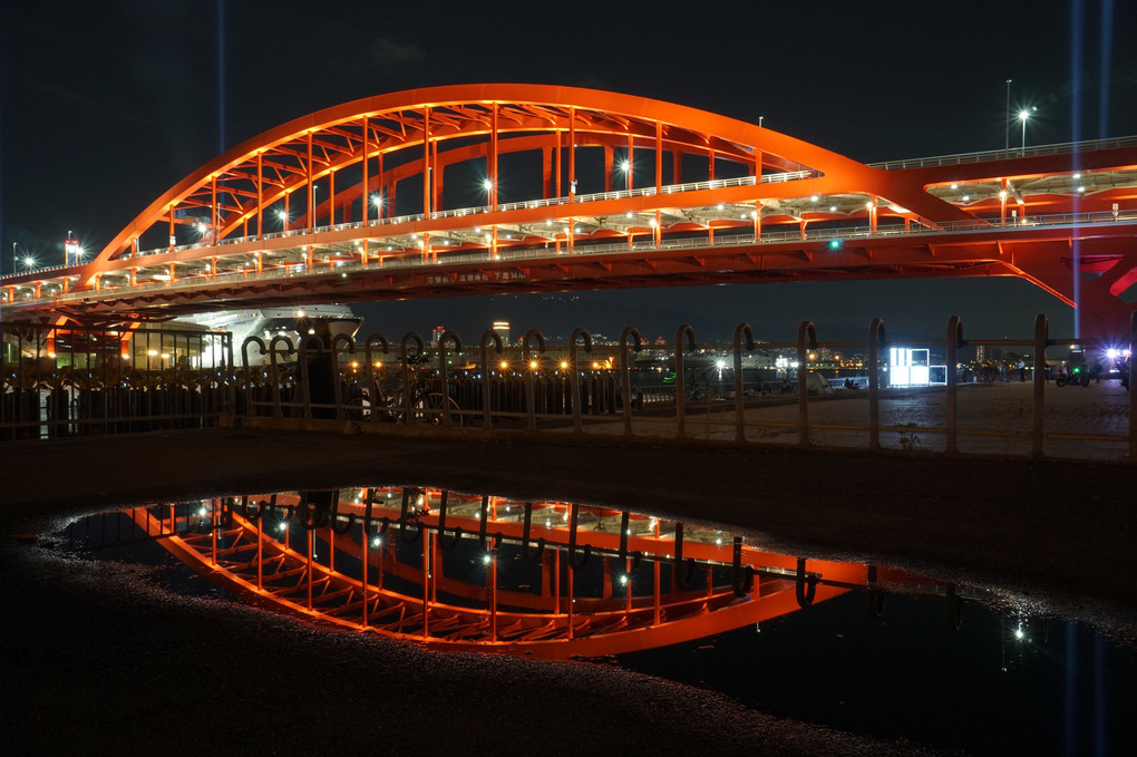 神戸大橋夜景