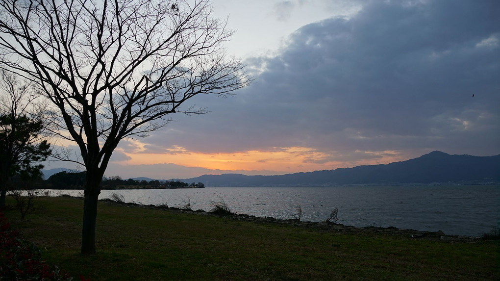 2020 琵琶湖夕景