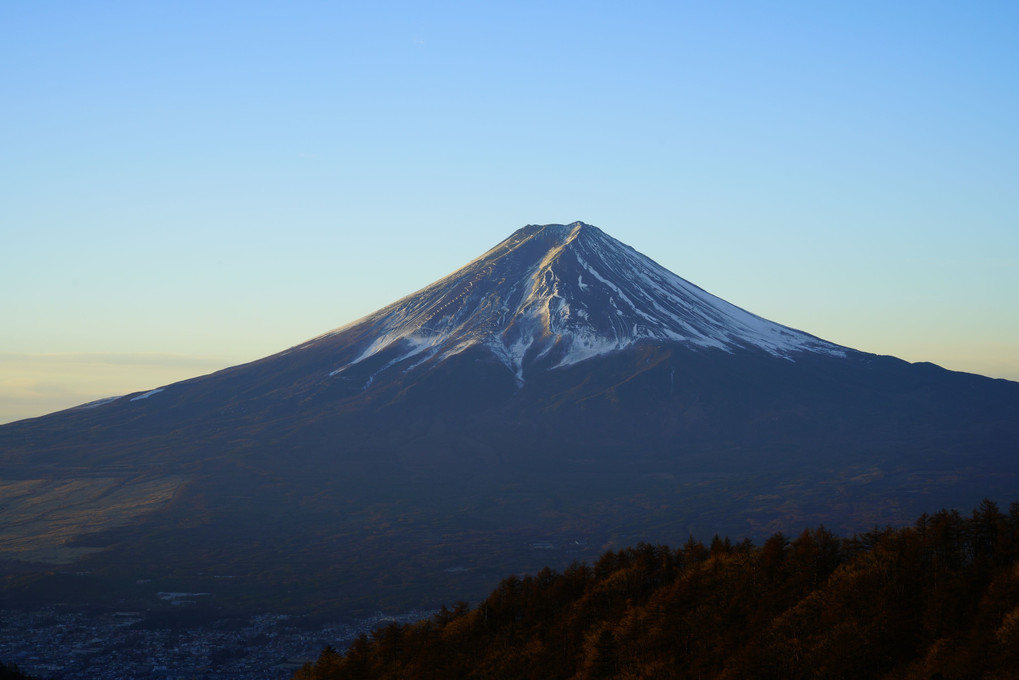 三つ峠山登山と富士の山
