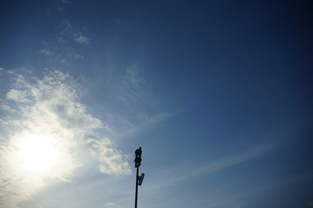 今日の空