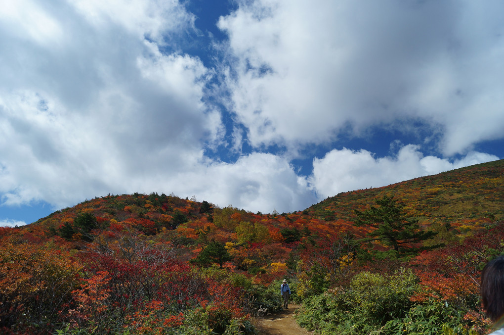 紅葉の安達太良山