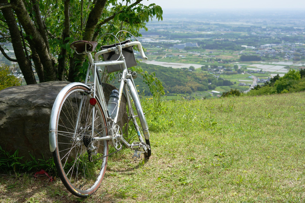 新緑の峠越え