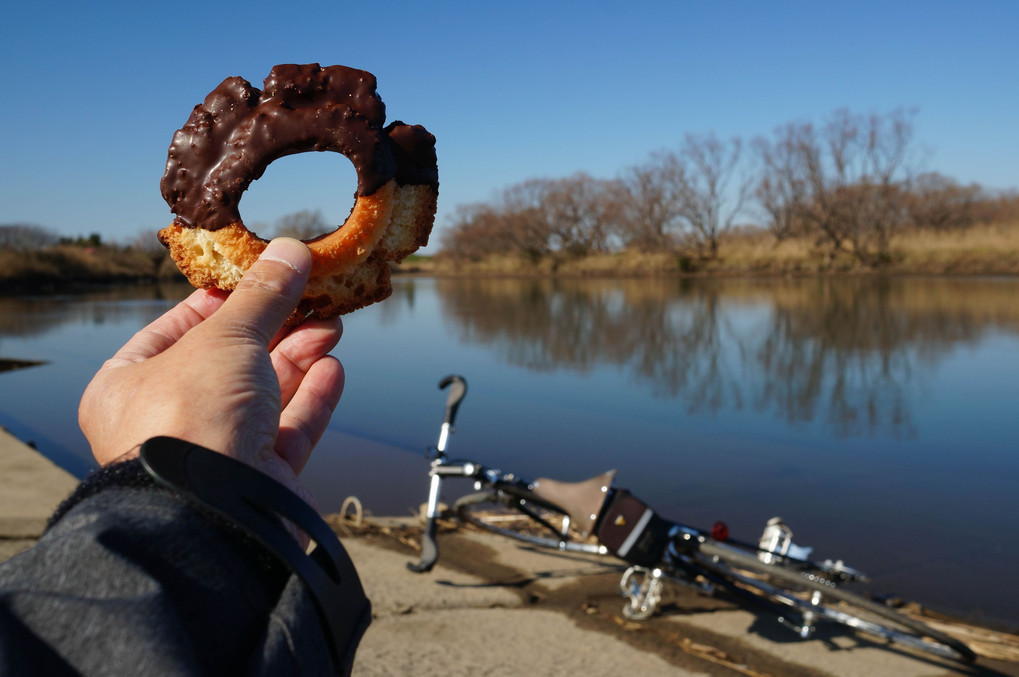 新春初サイクリング ～ 冬晴れの小貝川