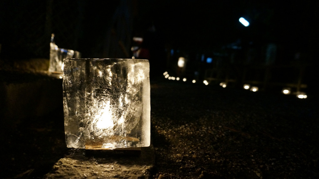 氷の灯籠