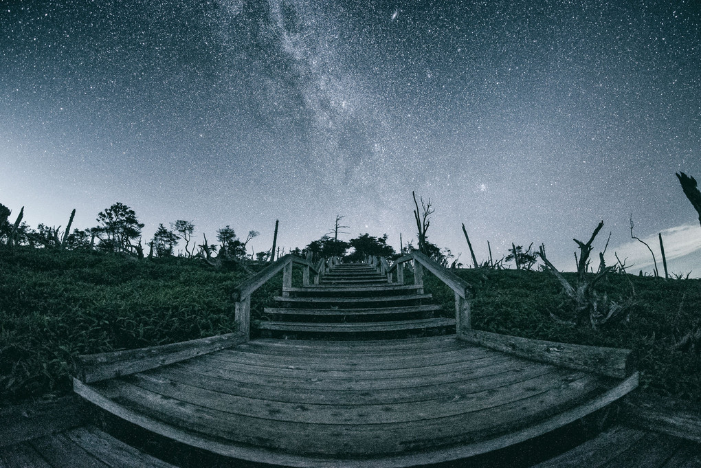 Stairs invites to Milky Way　