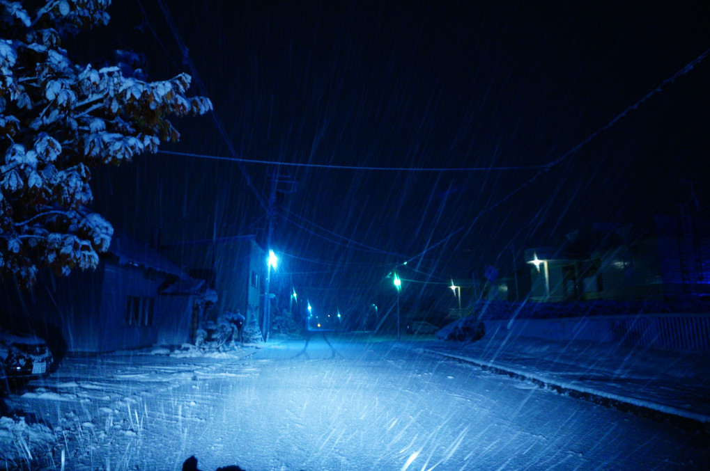 早めの初雪