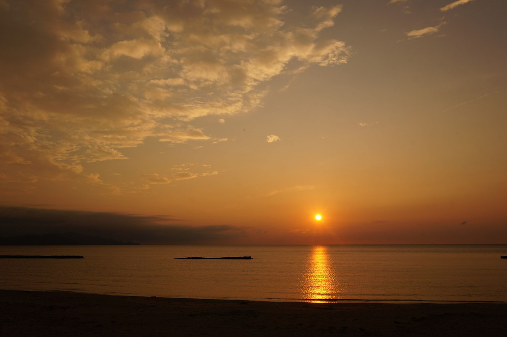 6月の夕暮れ