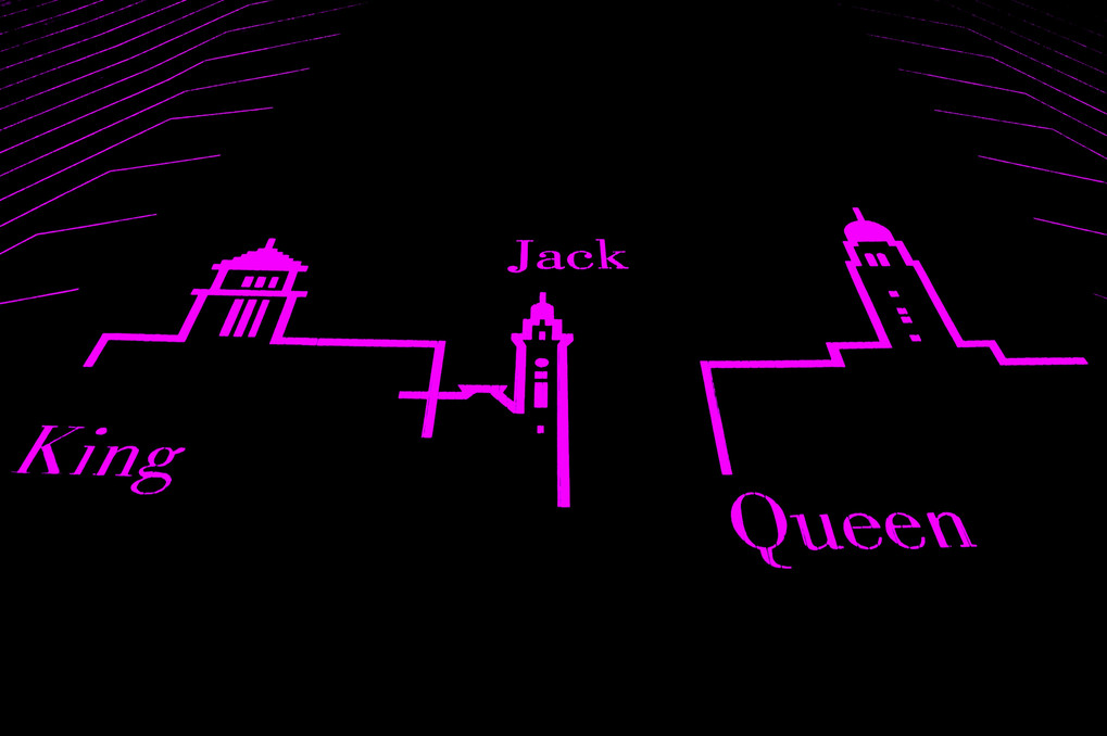 king queen jack