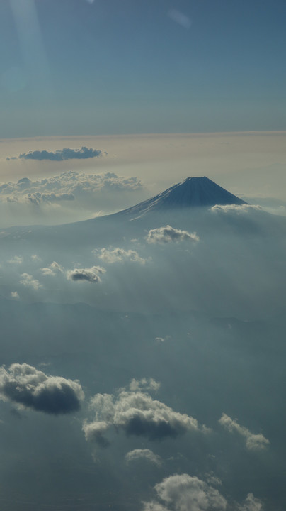 2014年元旦の富士山