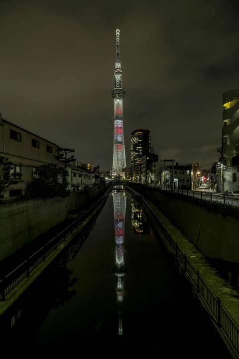東京夜景散歩♪～東京スカイツリー・ラグビー日本代表特別ライティング編～