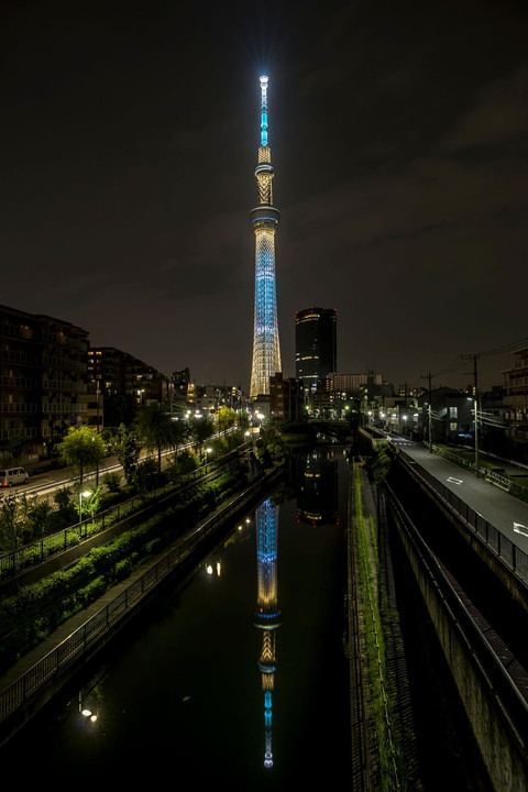 東京夜景散歩♪～東京スカイツリー通常ライティング・粋～