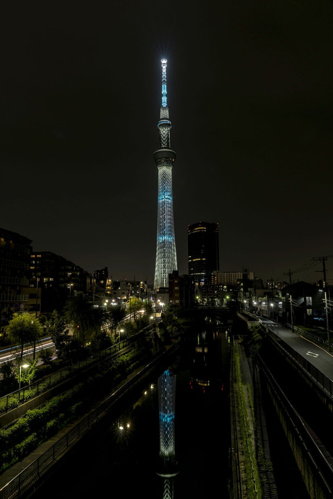 東京夜景散歩♪～東京スカイツリー通常ライティング・粋～