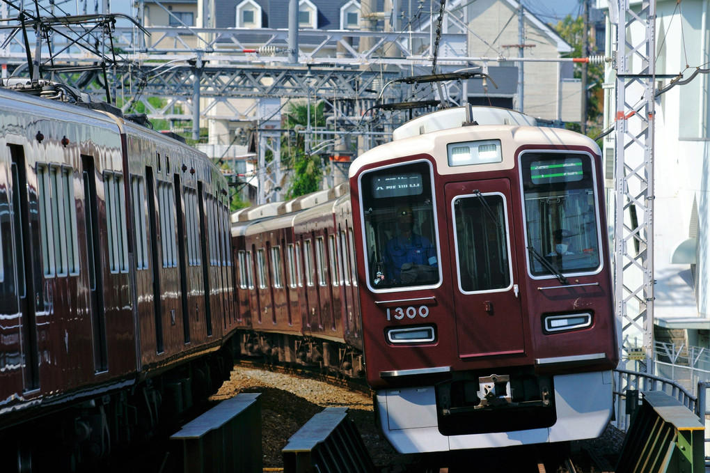 大山崎のマルーン　#阪急電鉄#