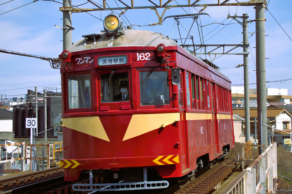 モ１６１形１６２号車『赤電』　#阪堺電気軌道#