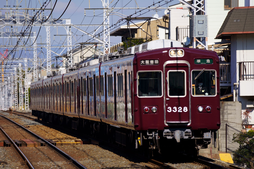 阪急３３００系マルーンの終焉　#阪急電鉄#