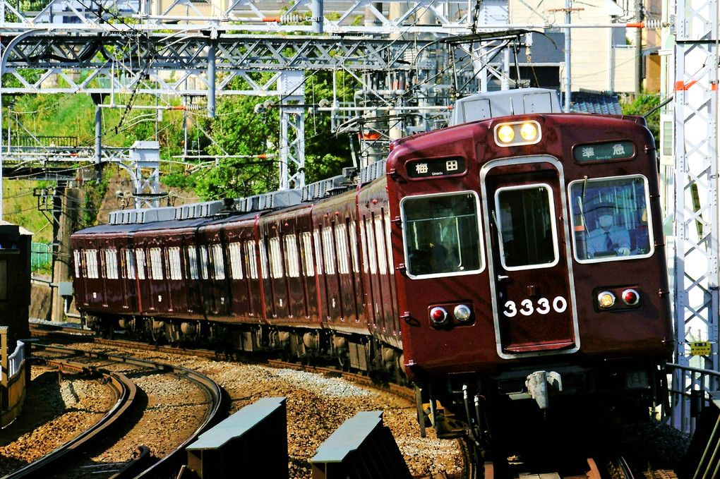 阪急３３００系マルーンの終焉　#阪急電鉄#