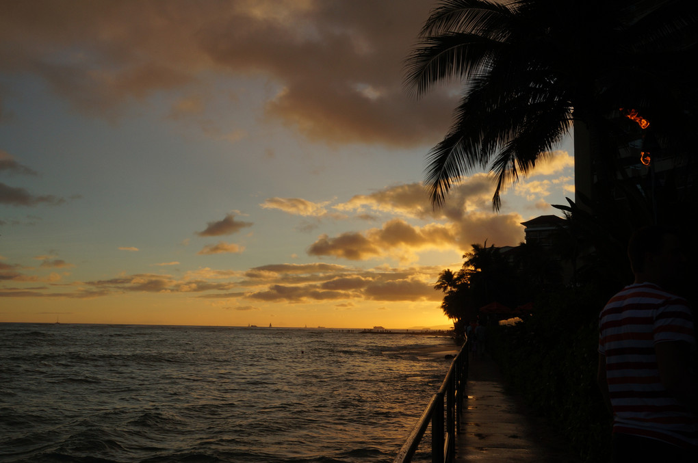 Hawaii'an sun set