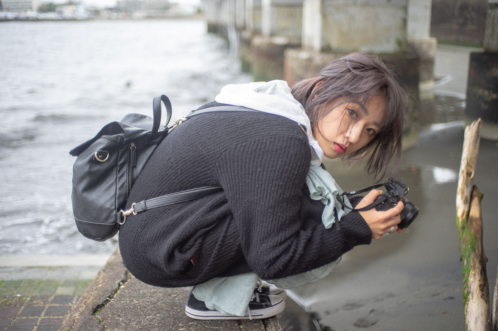 江の島カメラガール