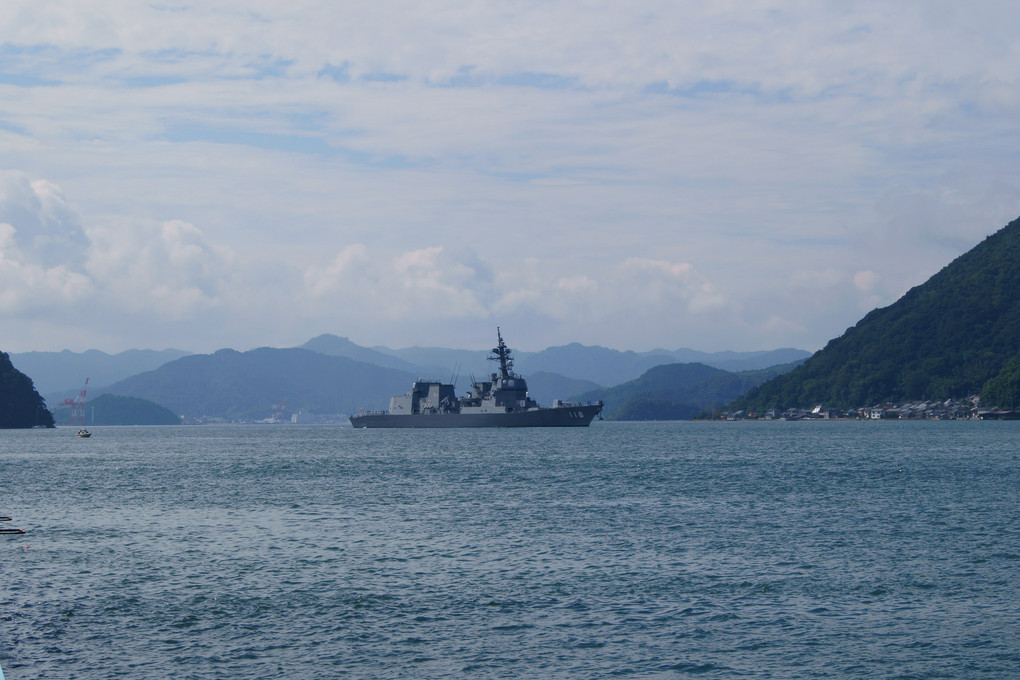 護衛艦ふゆづき　マラバール2015参加の為出航