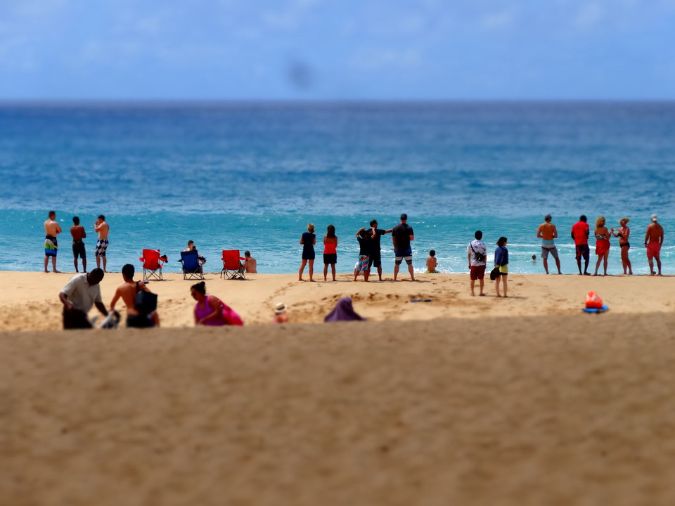 haleiwa(hawaii)のビーチ