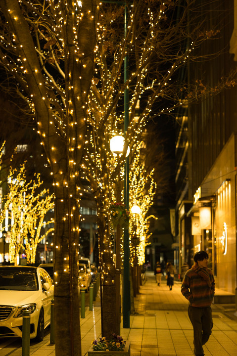 クリスマス近づく街角