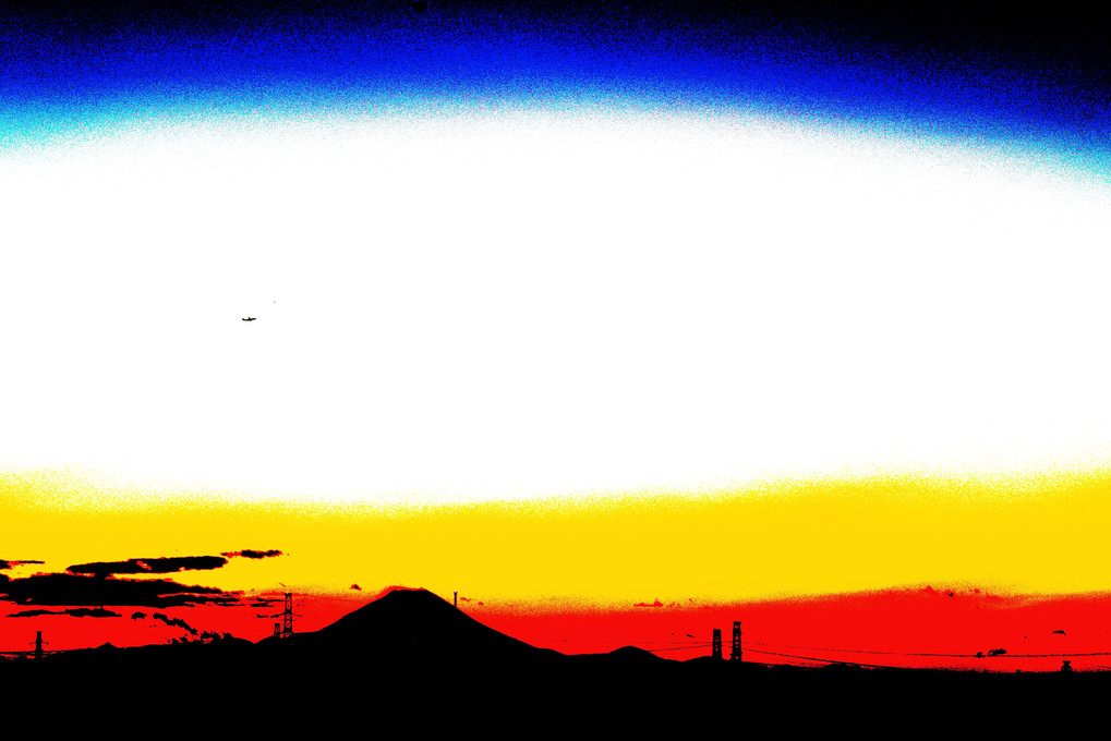 『　自宅から見る ポスタリ富士 七景　』