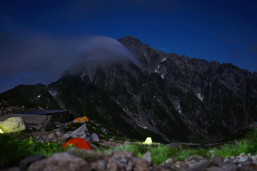 夜明け前・剱岳