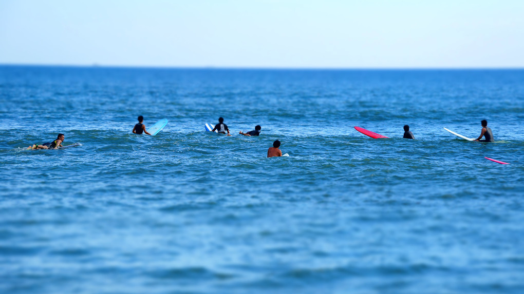 9月の海