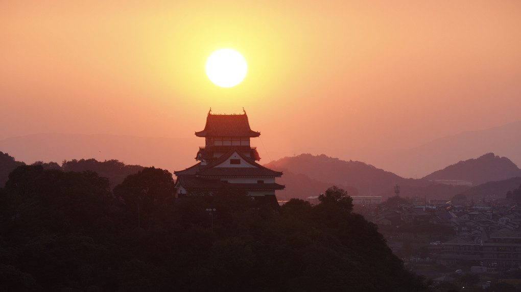 犬山城の夕暮れ 2022.9.30