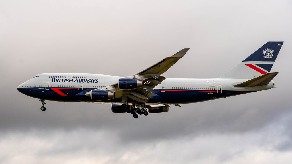British Airwaysの100周年記念塗装747