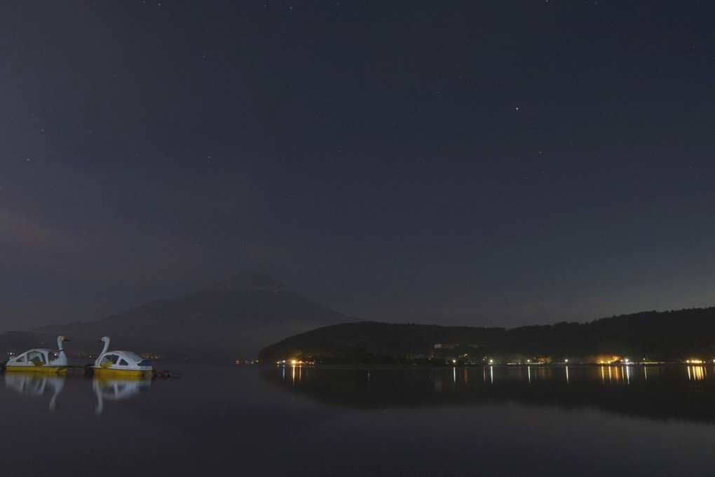 山中湖夜景