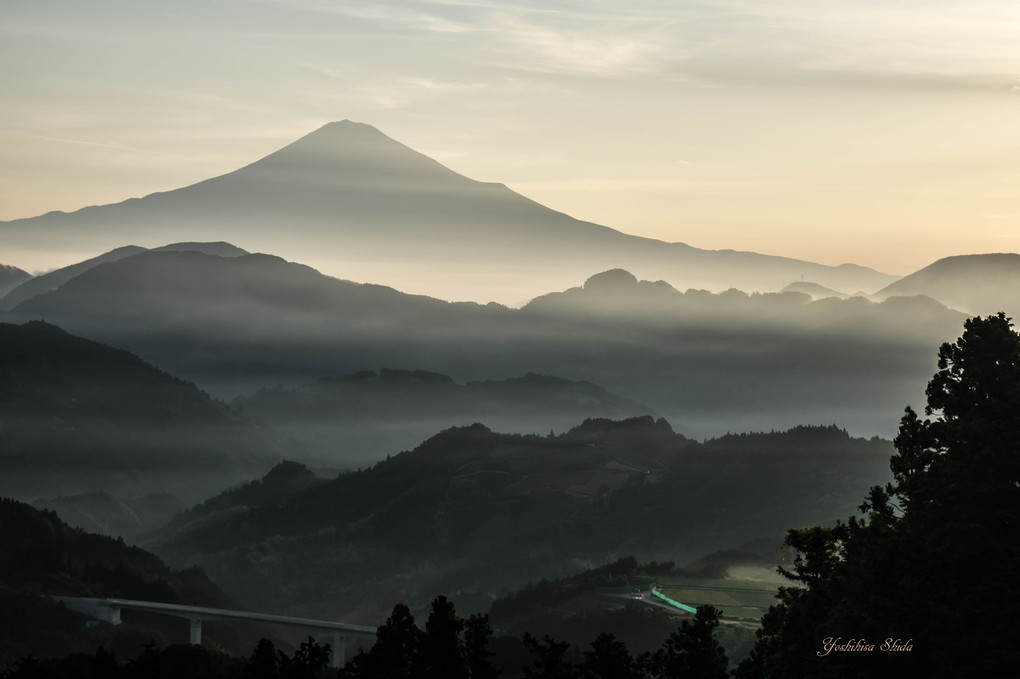 Misty Mt.Fuji
