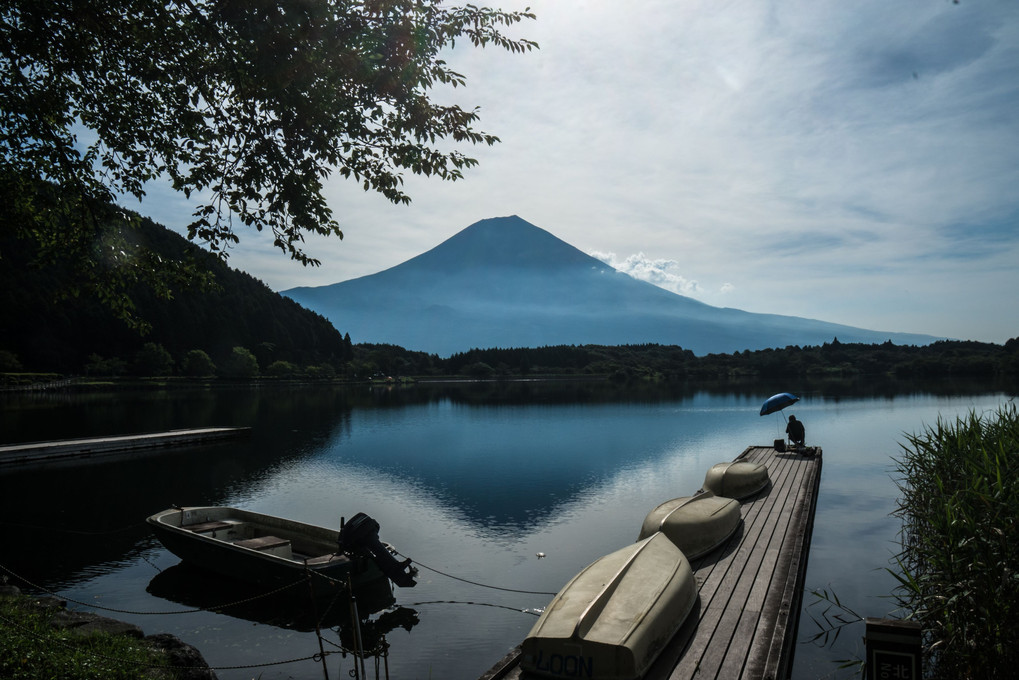 田貫湖の夏富士
