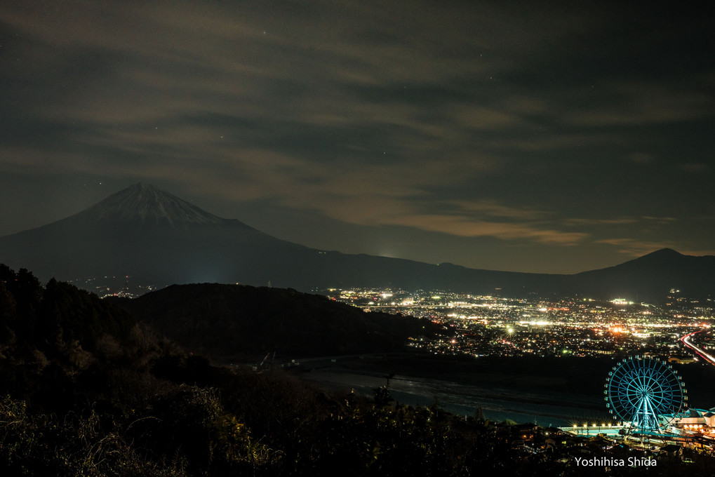 富士川越え夜景