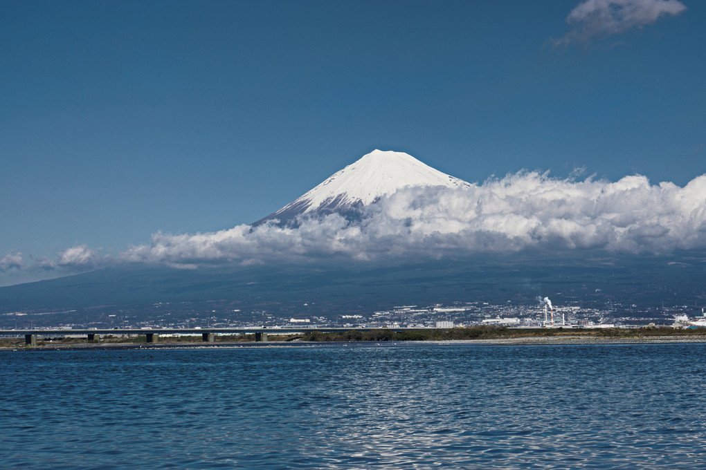 Mt Fuji in the blue