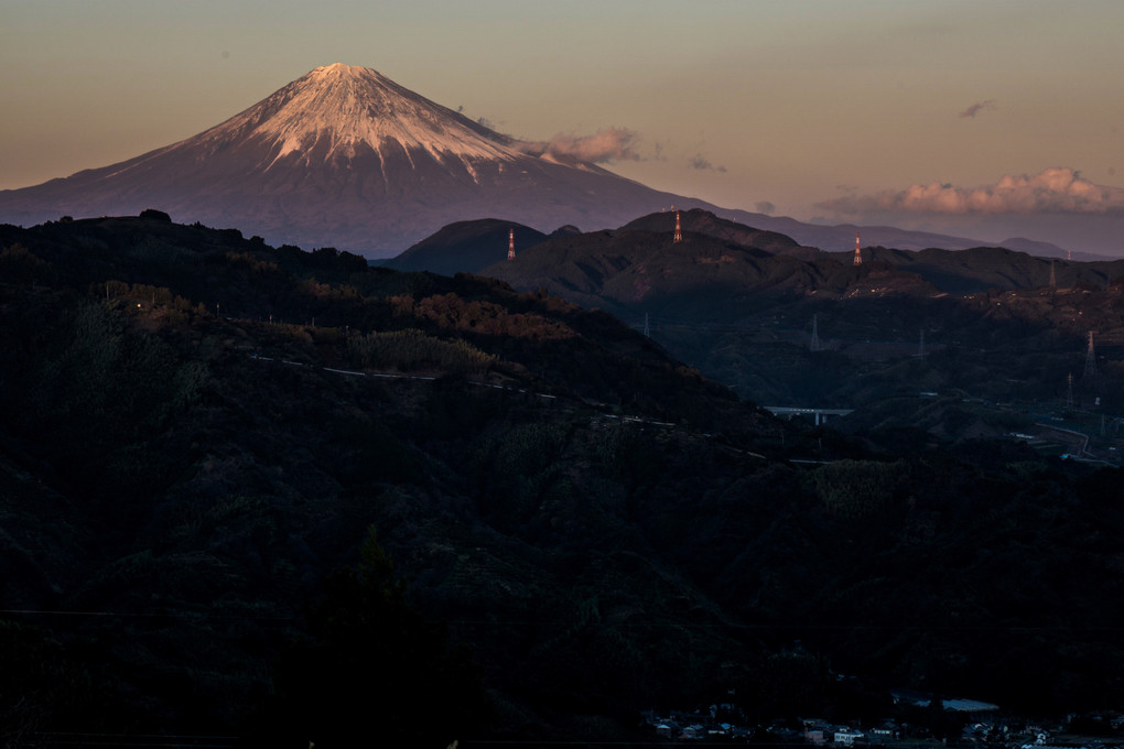 静岡市からの富士山景