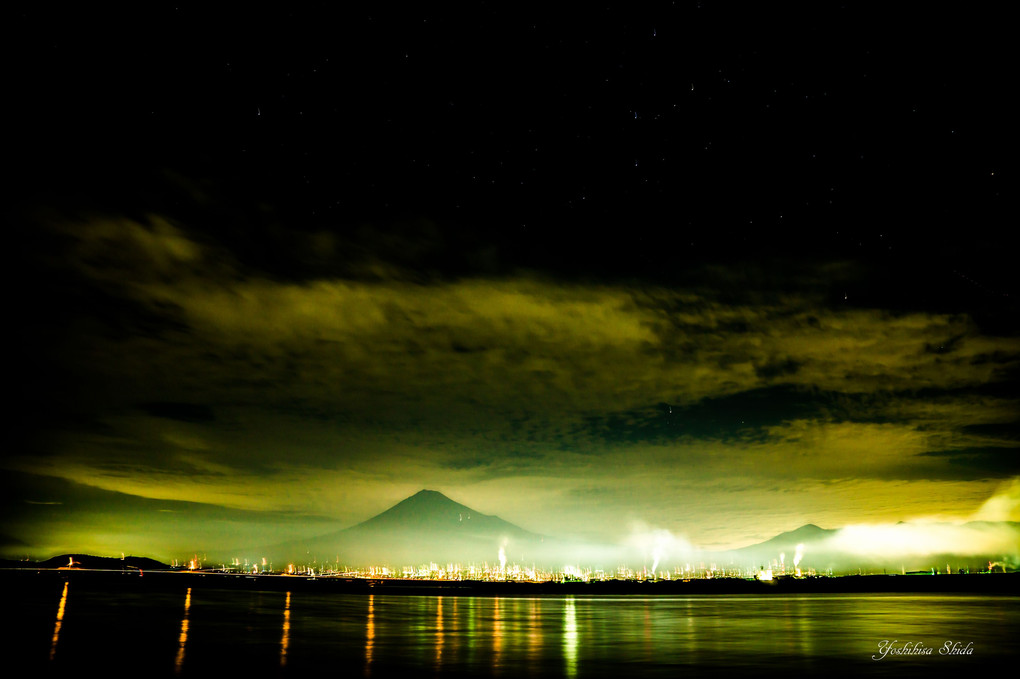 Mt.Fuji in the night