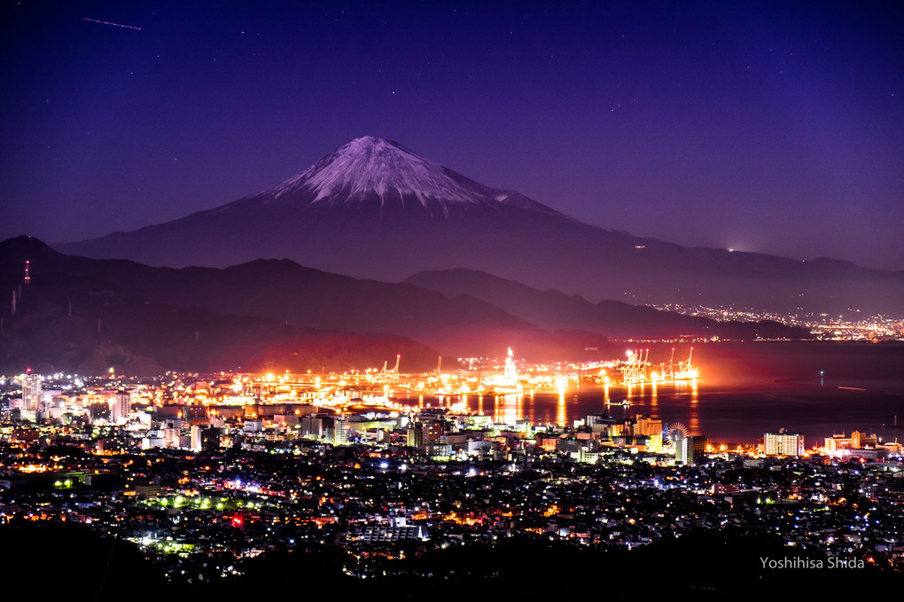 新年の日本平富士