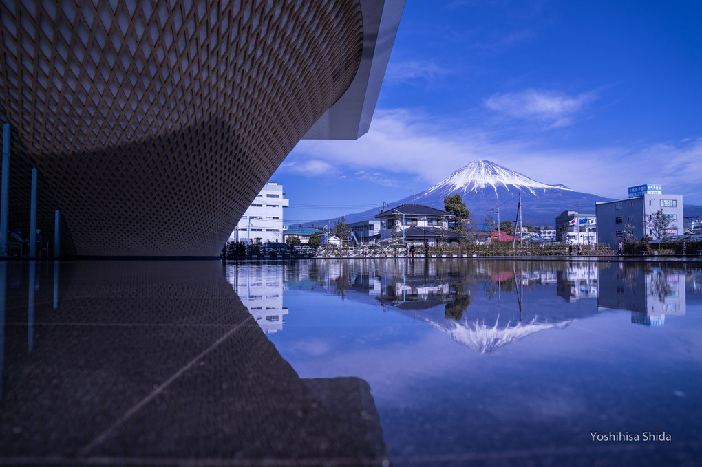 Mt.Fuji World Heritage Centreからの富士山