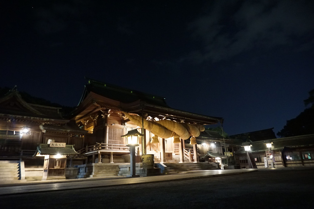 夜の宮地嶽神社