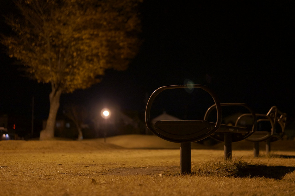 公園の夜