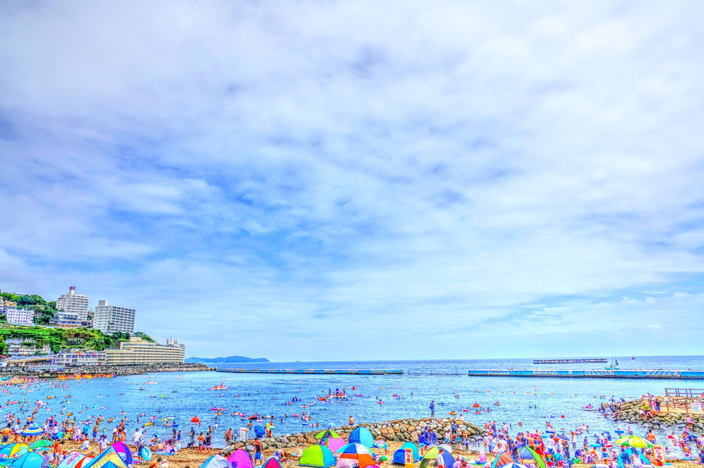 夏のビーチ・・・(HDR絵画調)