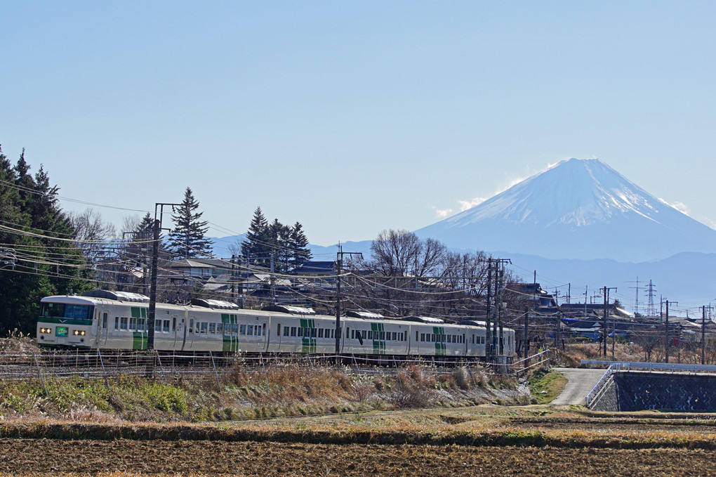 富士山の向こう側からきたんだ