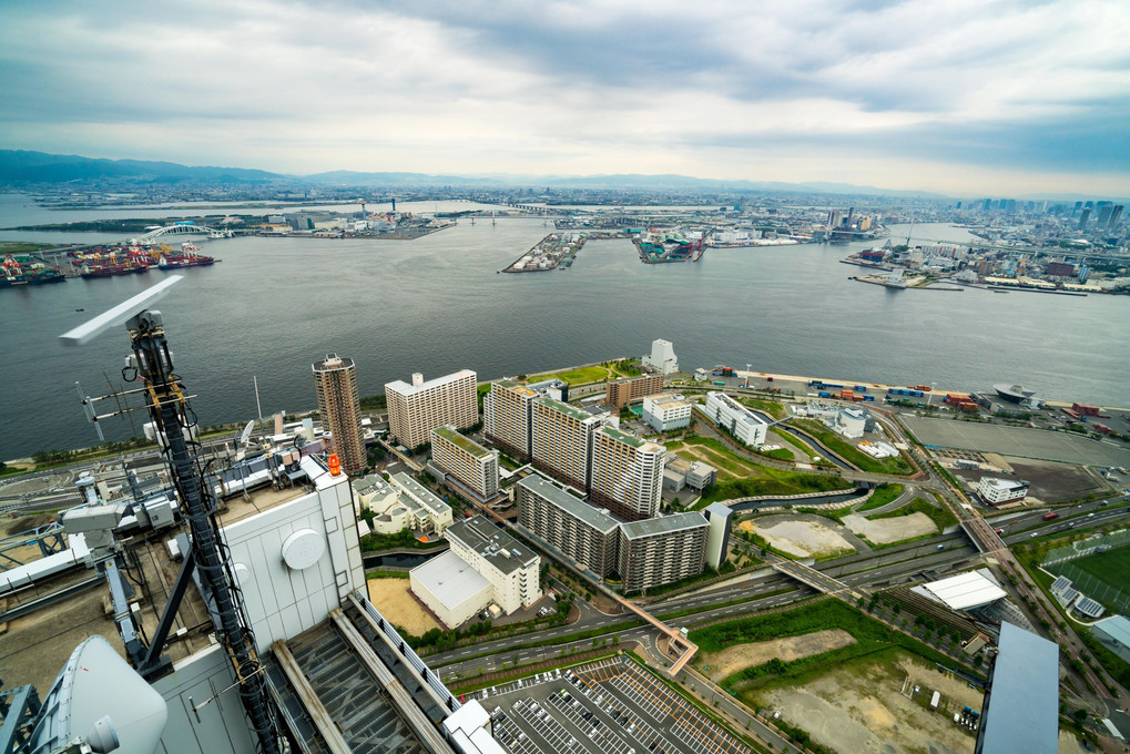 Bird's eye view of Osaka Bay（日中編）