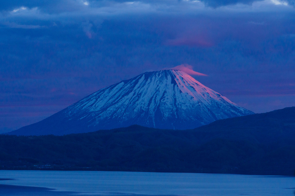 日の出の蝦夷富士