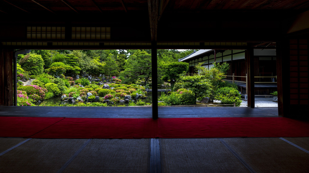 さつきの等持院