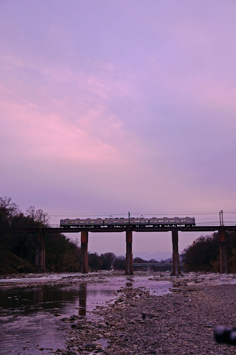 荒川橋梁風景
