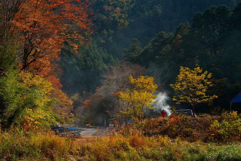 秋の遠足・秋川渓谷（１）