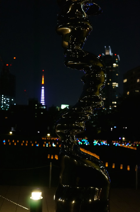 夜のうにょうにょと東京タワー