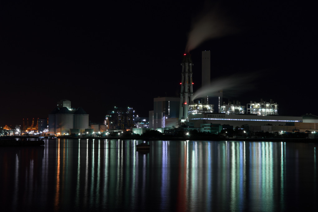 工場夜景（南横浜火力発電所）